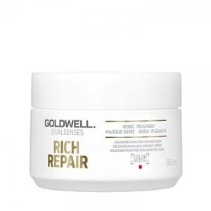 Goldwell Dualsenses Rich Repair Masque 60 sec., Maska do włosów zniszczonych 60 sekund, 200 ml