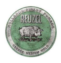 Reuzel Green Medium Hold Grease, Średniej mocy pomada na bazie wosków i olejków, 95 g