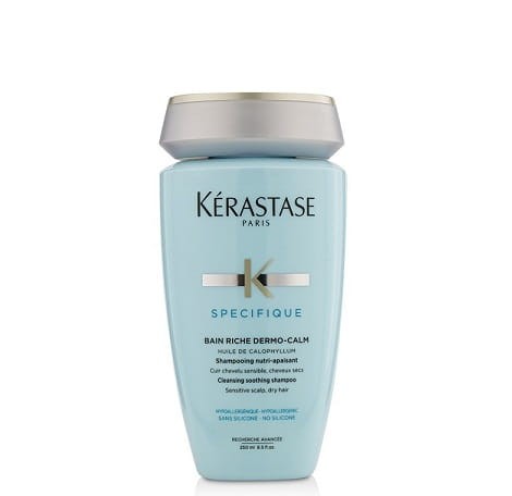 Kerastase Specifique Riche Dermo-Calm Bain, Szampon kojący do wrażliwej skóry głowy i suchych włosów, 250 ml