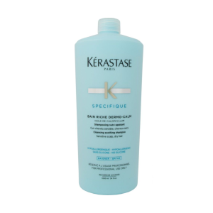 Kerastase Specifique Riche Dermo-Calm Bain, Szampon kojący do wrażliwej skóry głowy i suchych włosów, 1000 ml