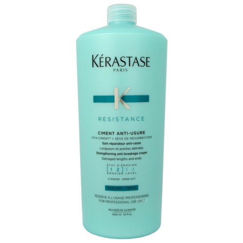 Kerastase Resistance Ciment Anti - Usure 1-2, Cement odbudowujący włosy zniszczone, 1000 ml