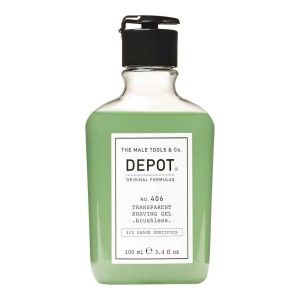 Depot No.406 Transparent Shaving Gel, transparentny żel do golenia, 100ml