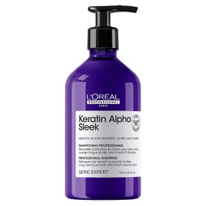 LOREAL Alpha Sleek, szampon wygładzający 500ml